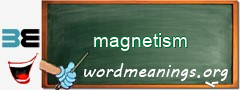 WordMeaning blackboard for magnetism
